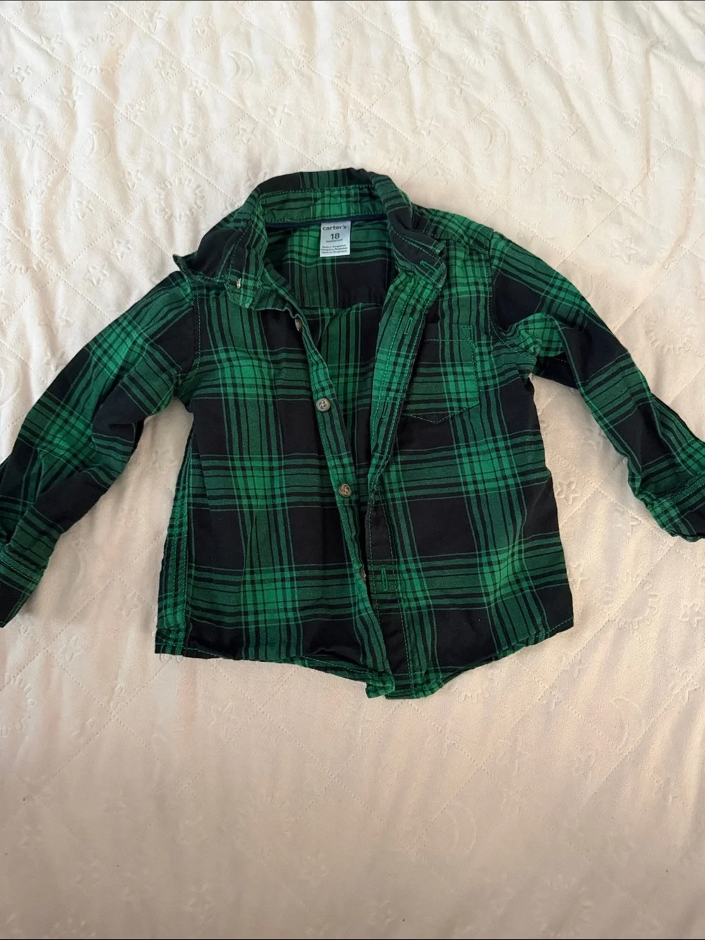 Multicolor Plaid Hooded Shirt Jacket - Kids